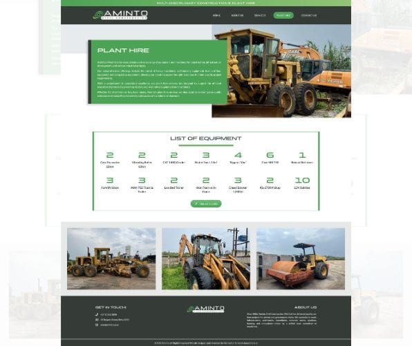 Alementom Website Design Aminto Civil Construction
