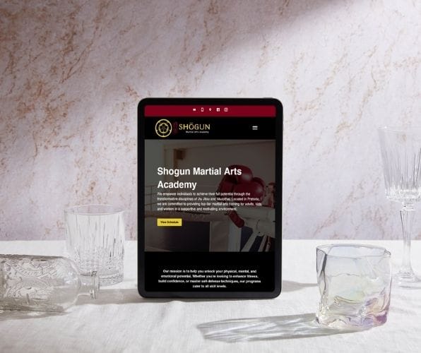 Alementom Website Design Shogun Martial Arts Academy