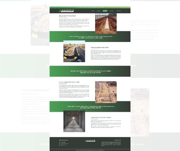 Alementom Website Design Aminto Civil Construction