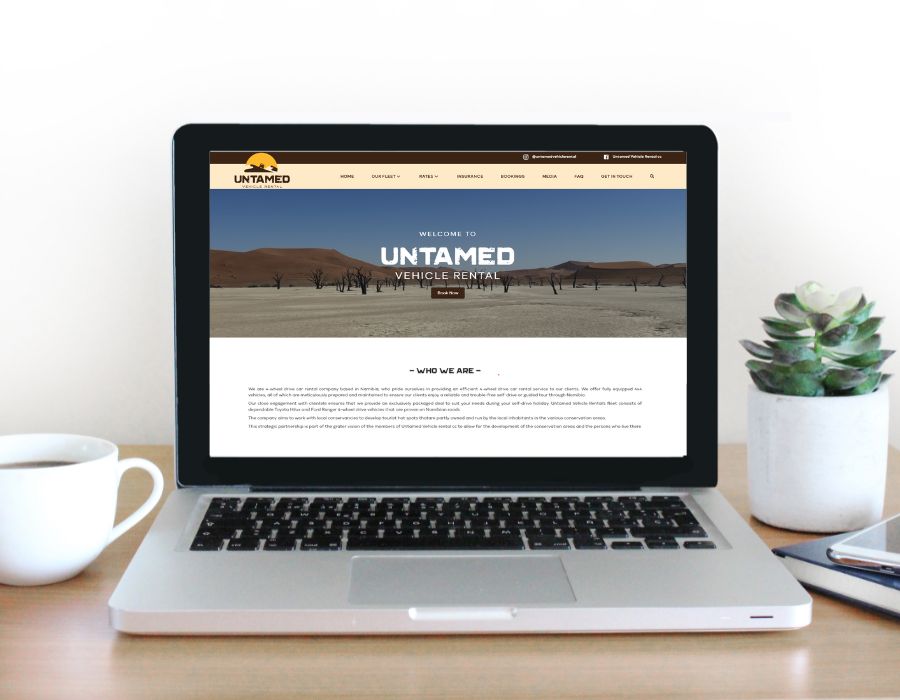 Alementom Website Design Untamed Vehicle Rental