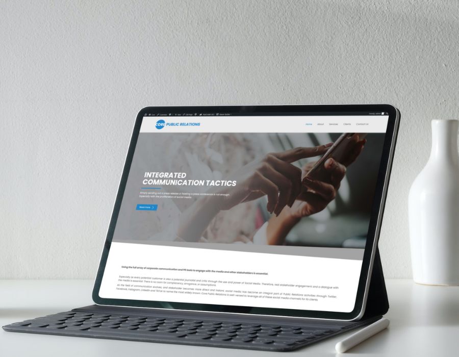 Alementom Website Design Core Public Relations